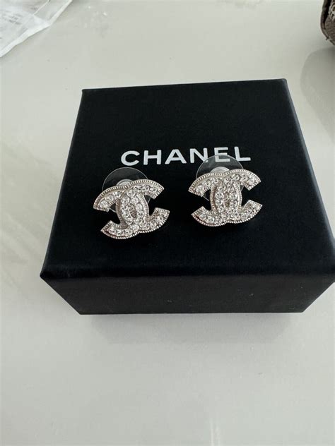 Chanel ohrringe original neu